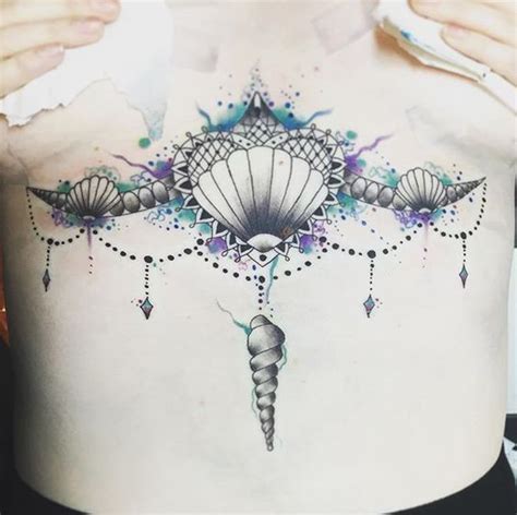 simple under boob tattoos|23 sternum tattoos that prove the underboob is underrated